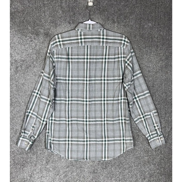 Nautica‎ Heritage Plaid Flannel Button Up Shirt Mens Size Small Chest Pockets - Picture 2 of 10